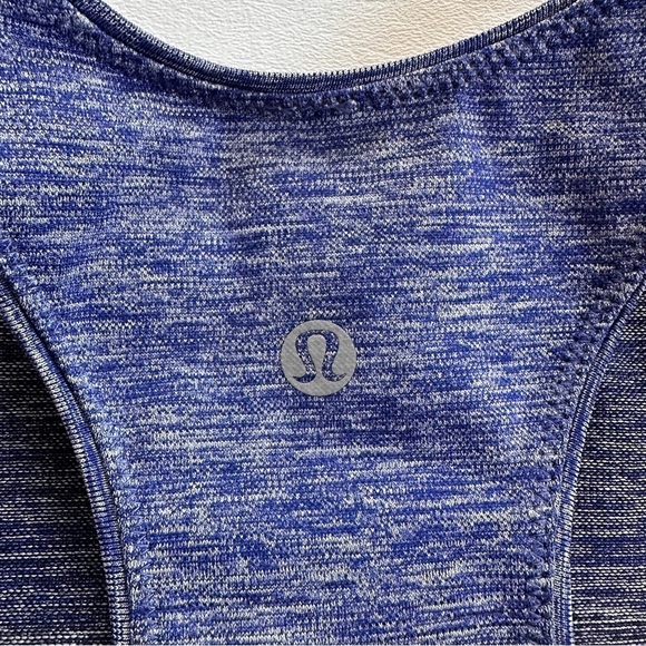 Lululemon Balance & Resist Crop Tank Midnight Navy White Psychic 4 - Picture 4 of 7